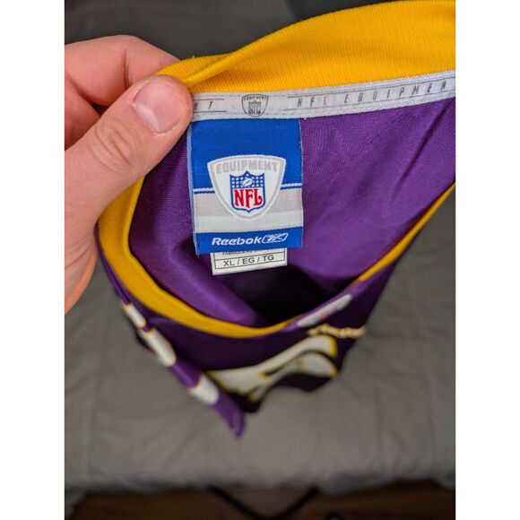 Reebok NFL Vikings Jersey #52 Greenway. Size XL - Picture 4 of 5